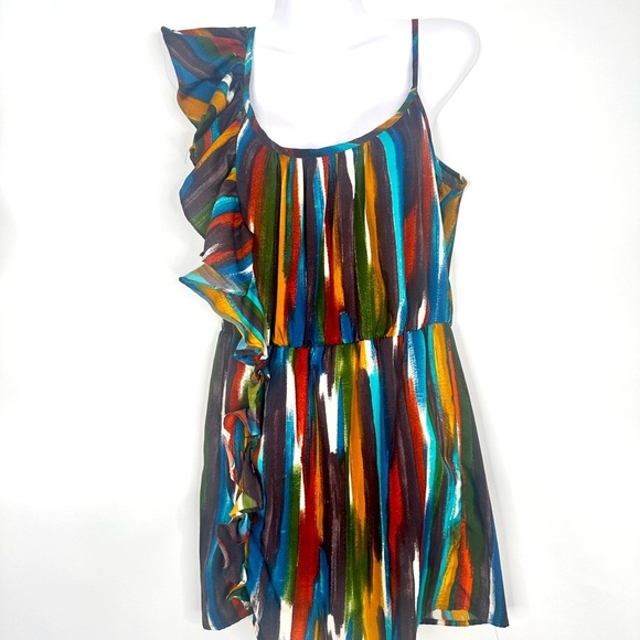 Tunic length‎ tank dress watercolor size medium - Picture 8 of 10